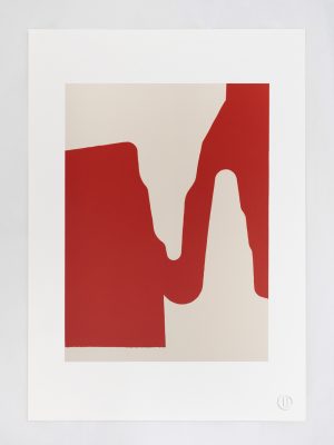 Bryan Reedy, Untitled (morphological prototype project — constricted derivative [red, inverse])